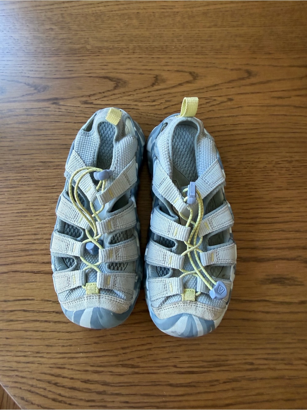 Keen Kids Light blue and Yellow Closed-Toe Water Shoes